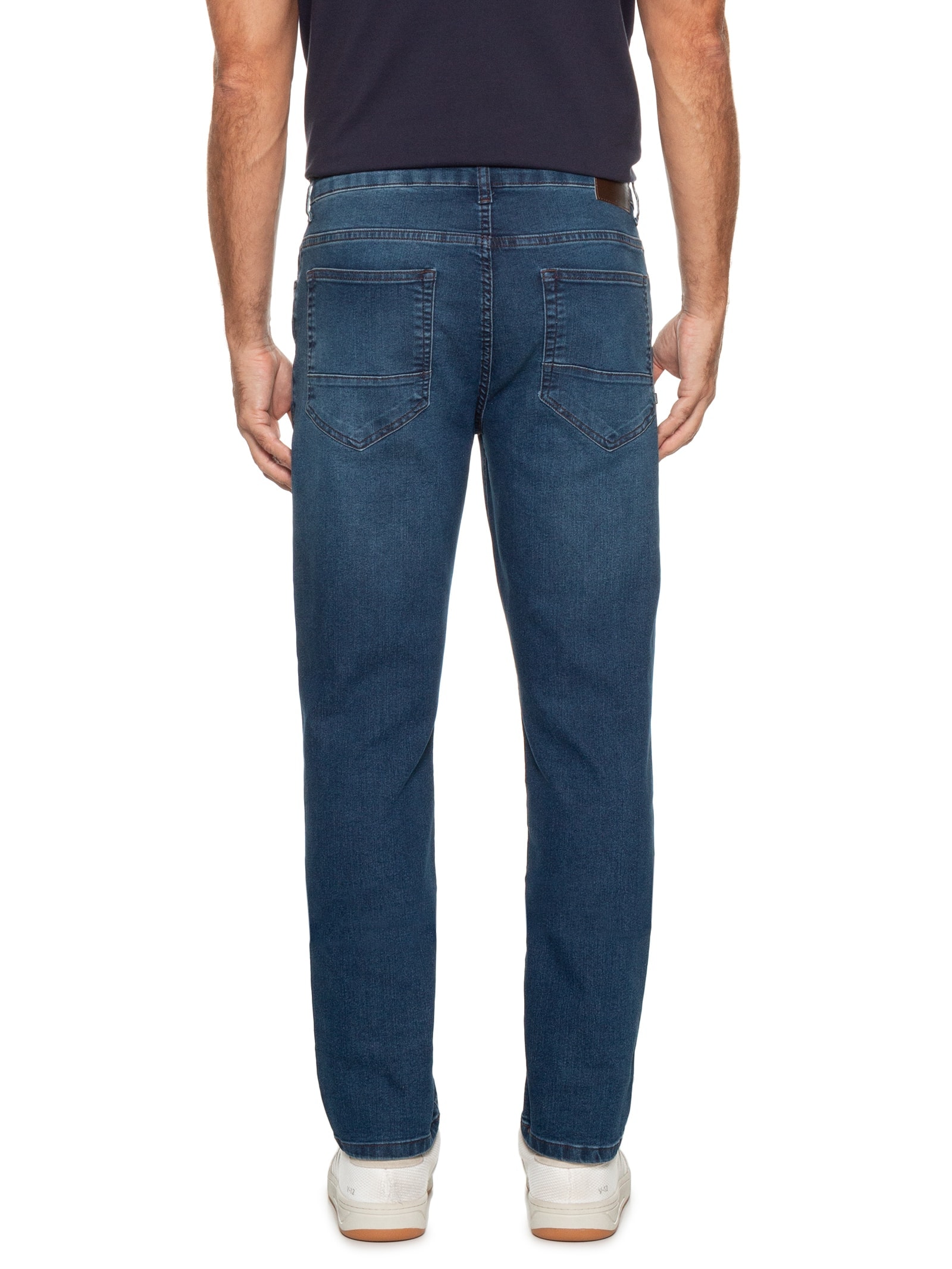 Calça Masculina Jeans Slim Fit Intense Azul Aramis