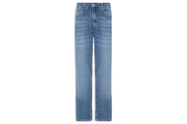Calça Masculina Jeans Slim Fit Isaac Relaxed Tarered Bio 134 - Azul
