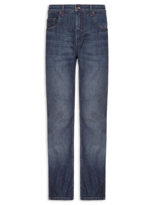 Calça Masculina Jeans Slim Flex And Dry Médio – Azul