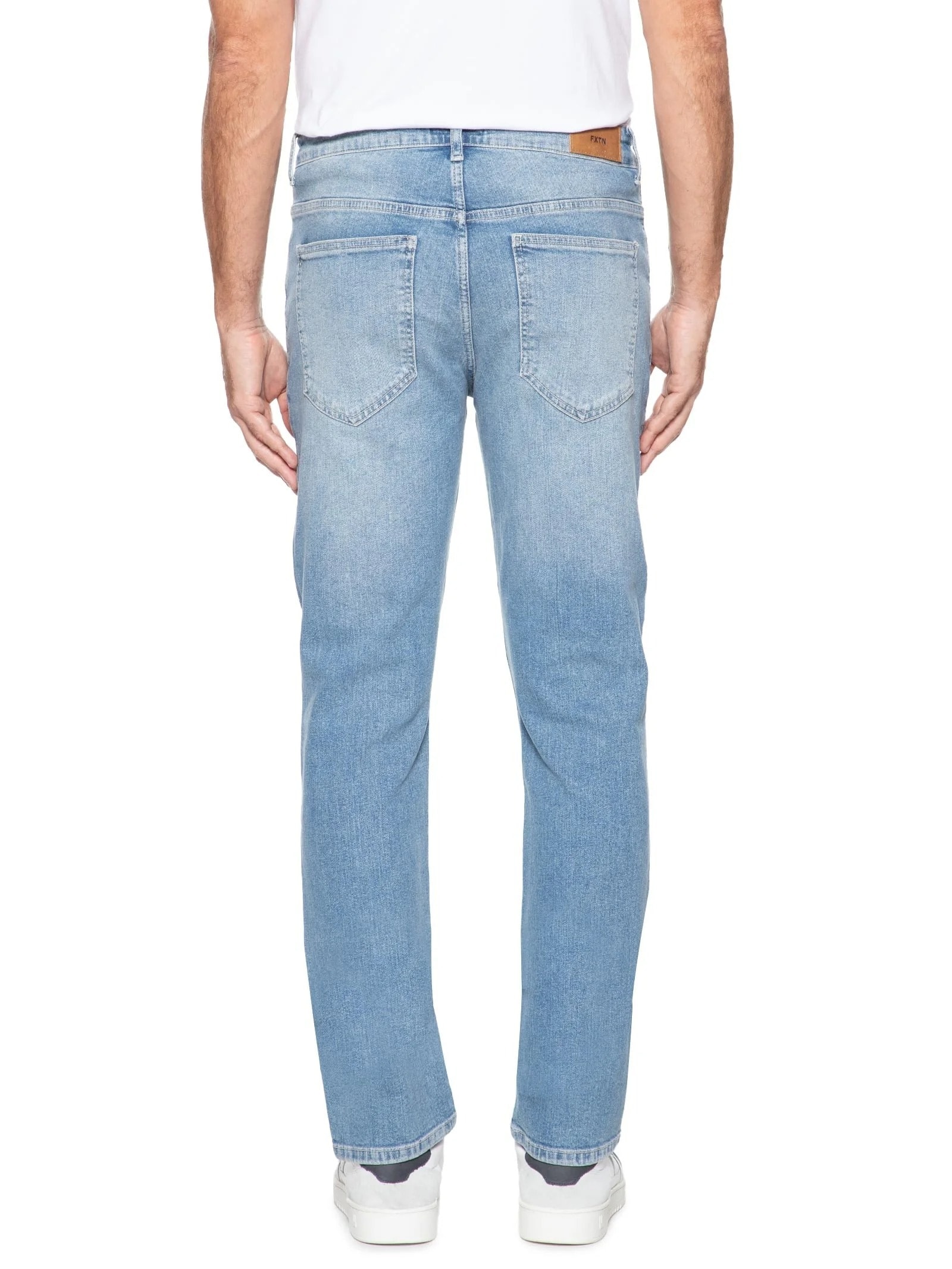 Calça Masculina Jeans Slim Onda Clara Azul Foxton