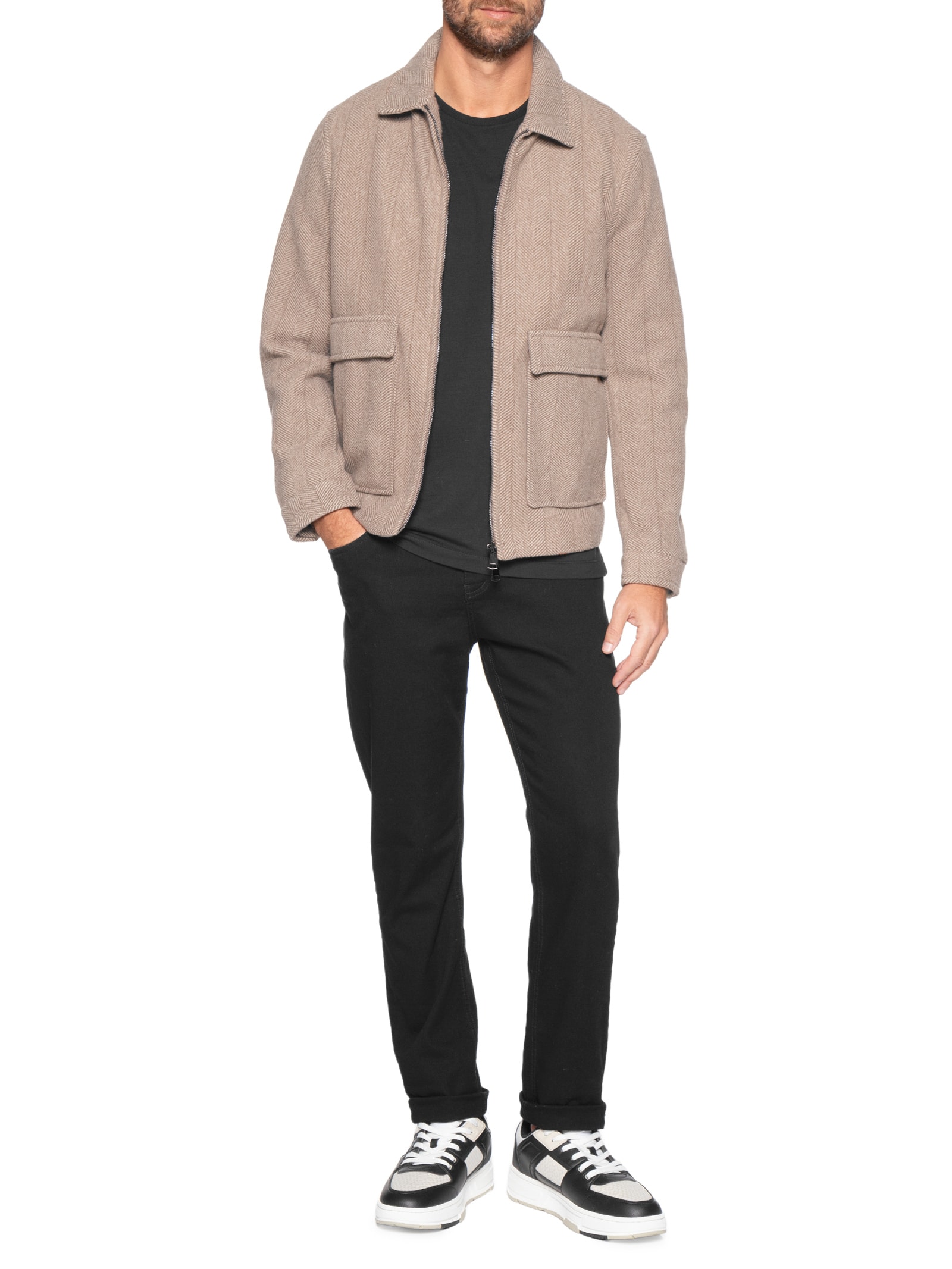 Calça Masculina Jeans Slim Preto Sergio K