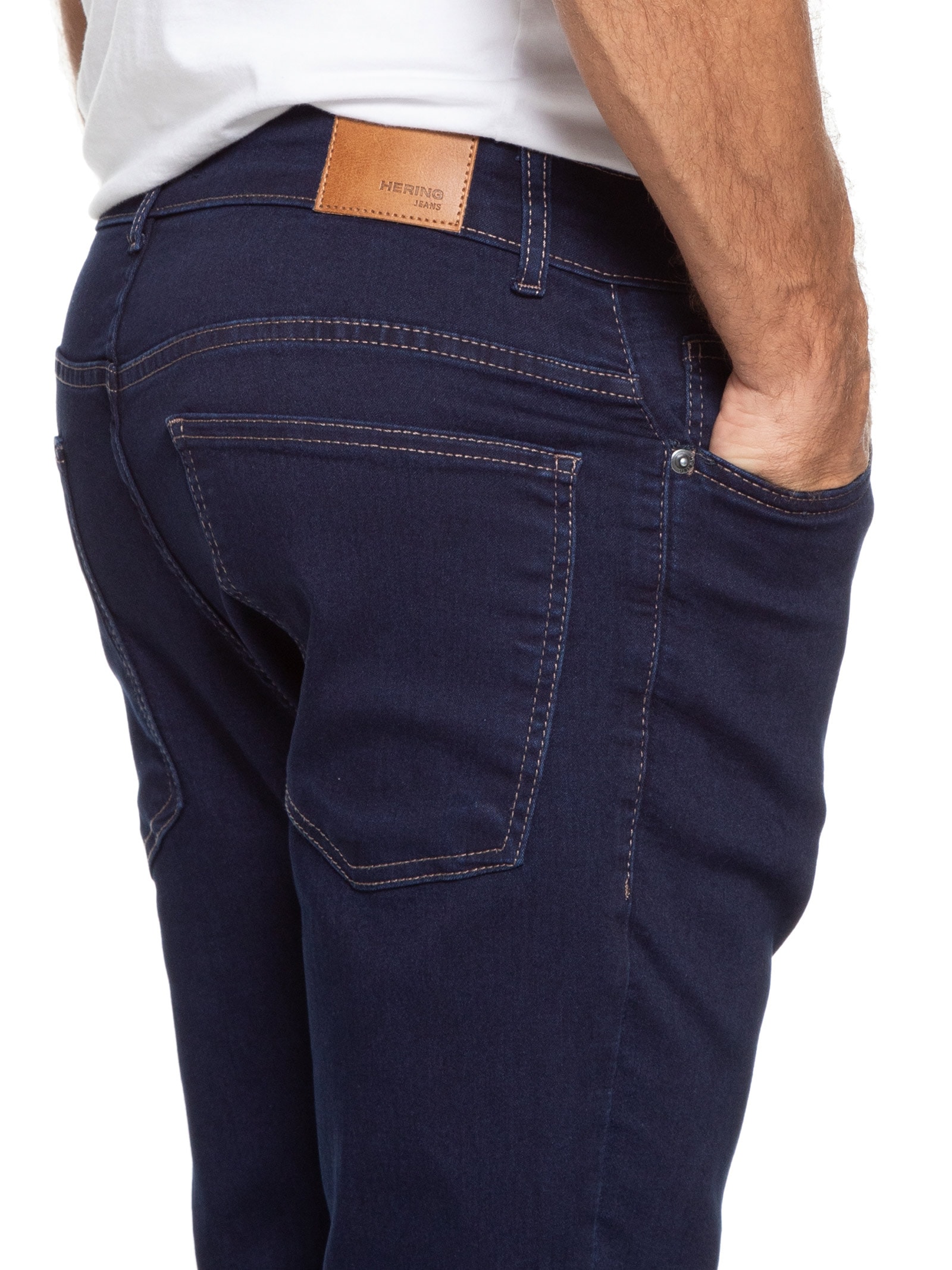 Calça Masculina Jeans Soft Touch Slim Fit Azul Hering