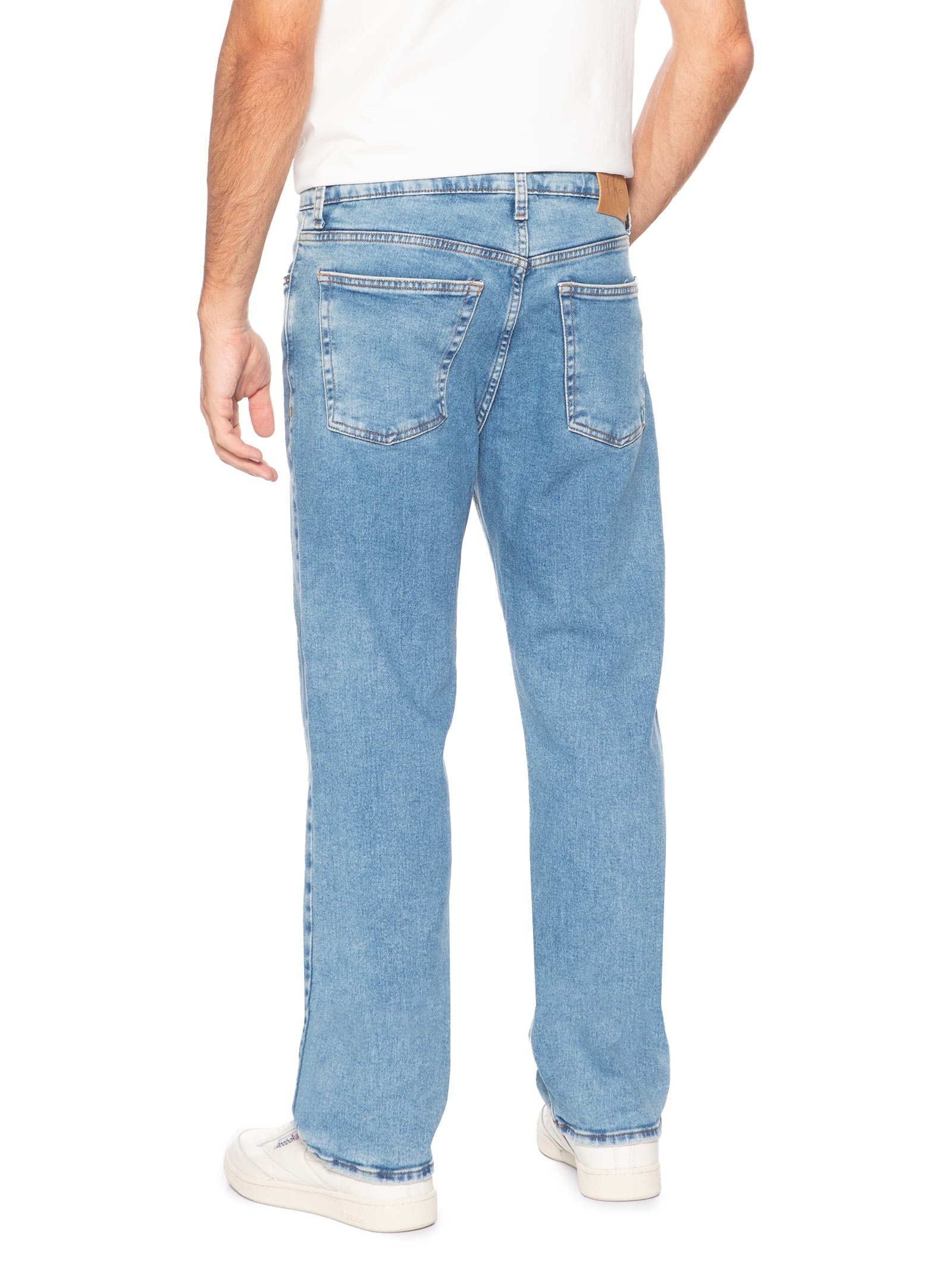 Calça Masculina Jeans Straight 5 Pockets Azul Calvin Klein Jeans