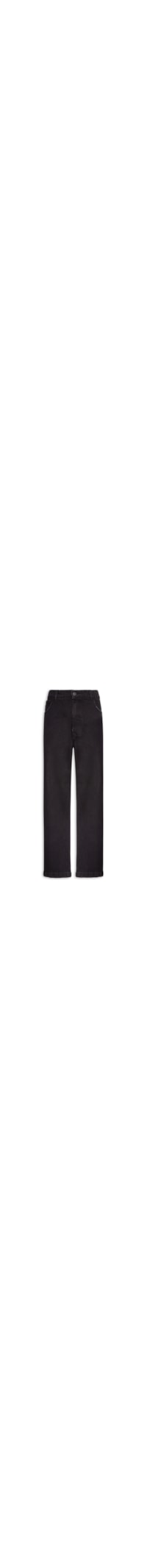 Calça Masculina Jeans Wide Stonewashed - Preto