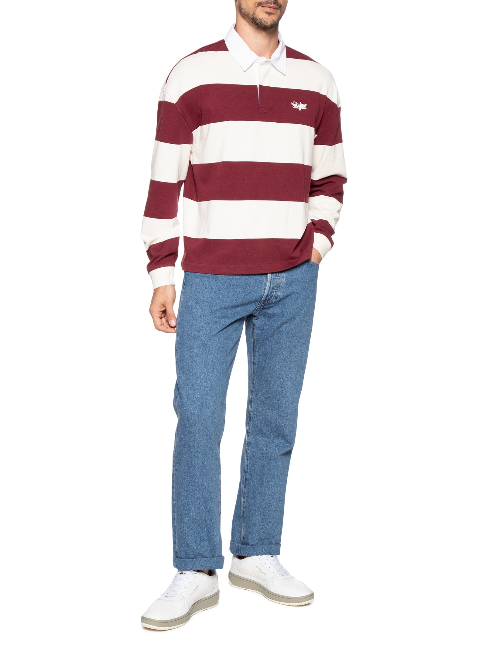 Calça Masculina Jeans ® 501® Relaxed Fit Reta - Azul - Levi's