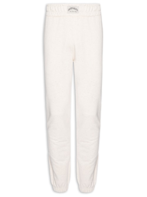 Calça Masculina Jogger Bolsos Heritage Crest – Bege