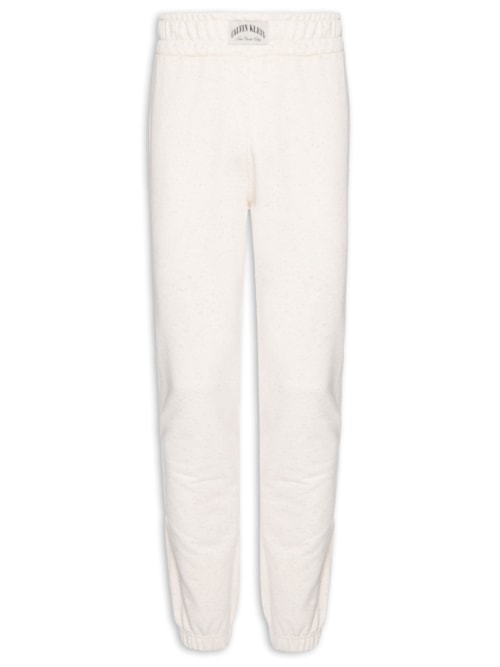 Calça Masculina Jogger Bolsos Heritage Crest - Bege