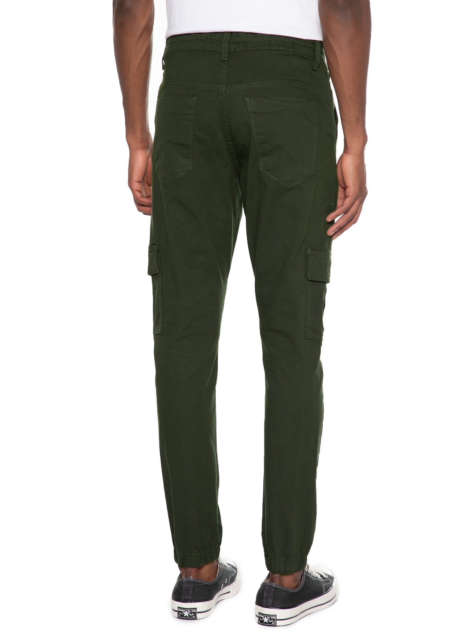 Calça Masculina Jogger Verde Basiq Men