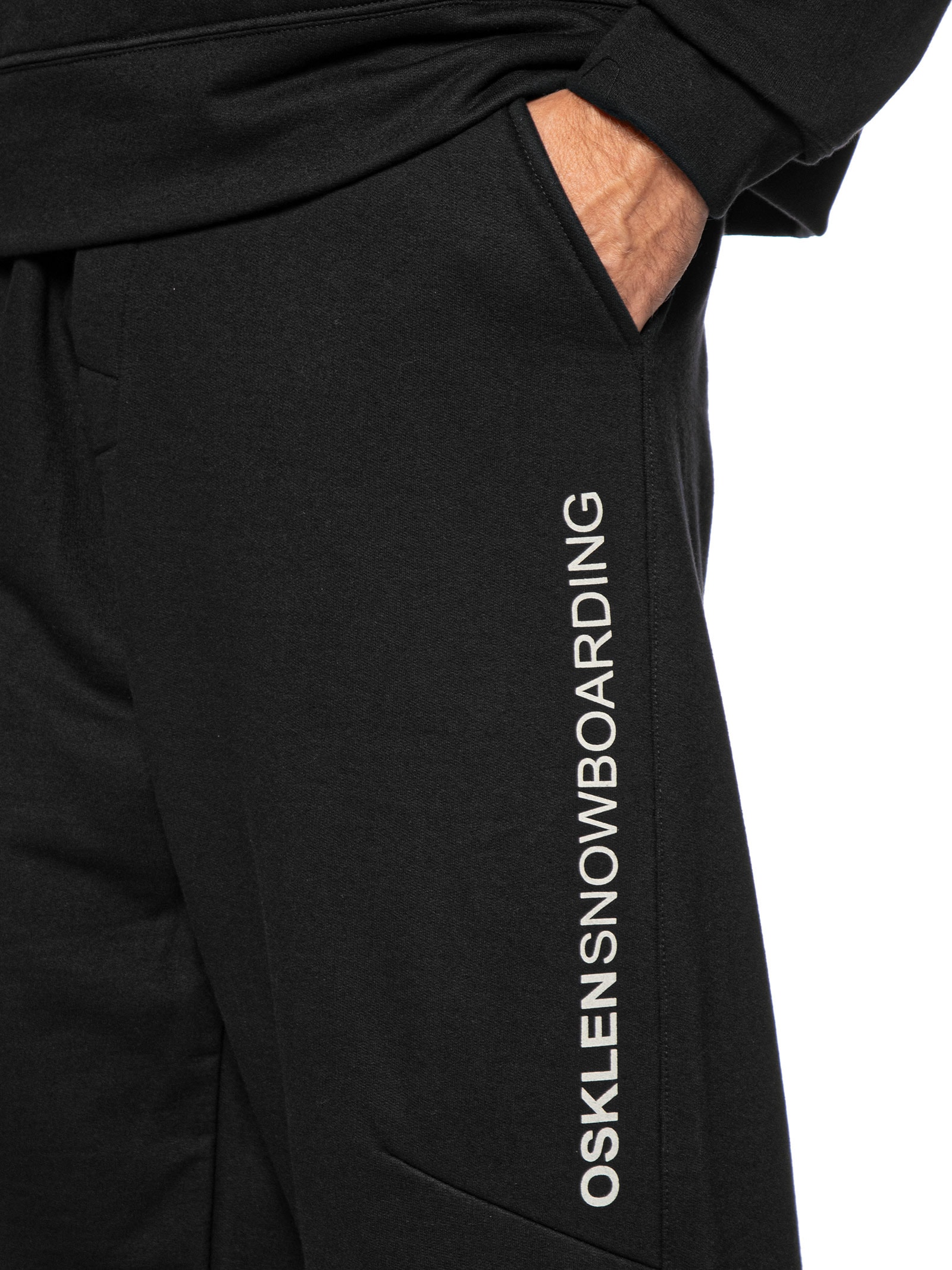 Calça Masculina Jogging Moletom Osk Snowboarding Preto Osklen