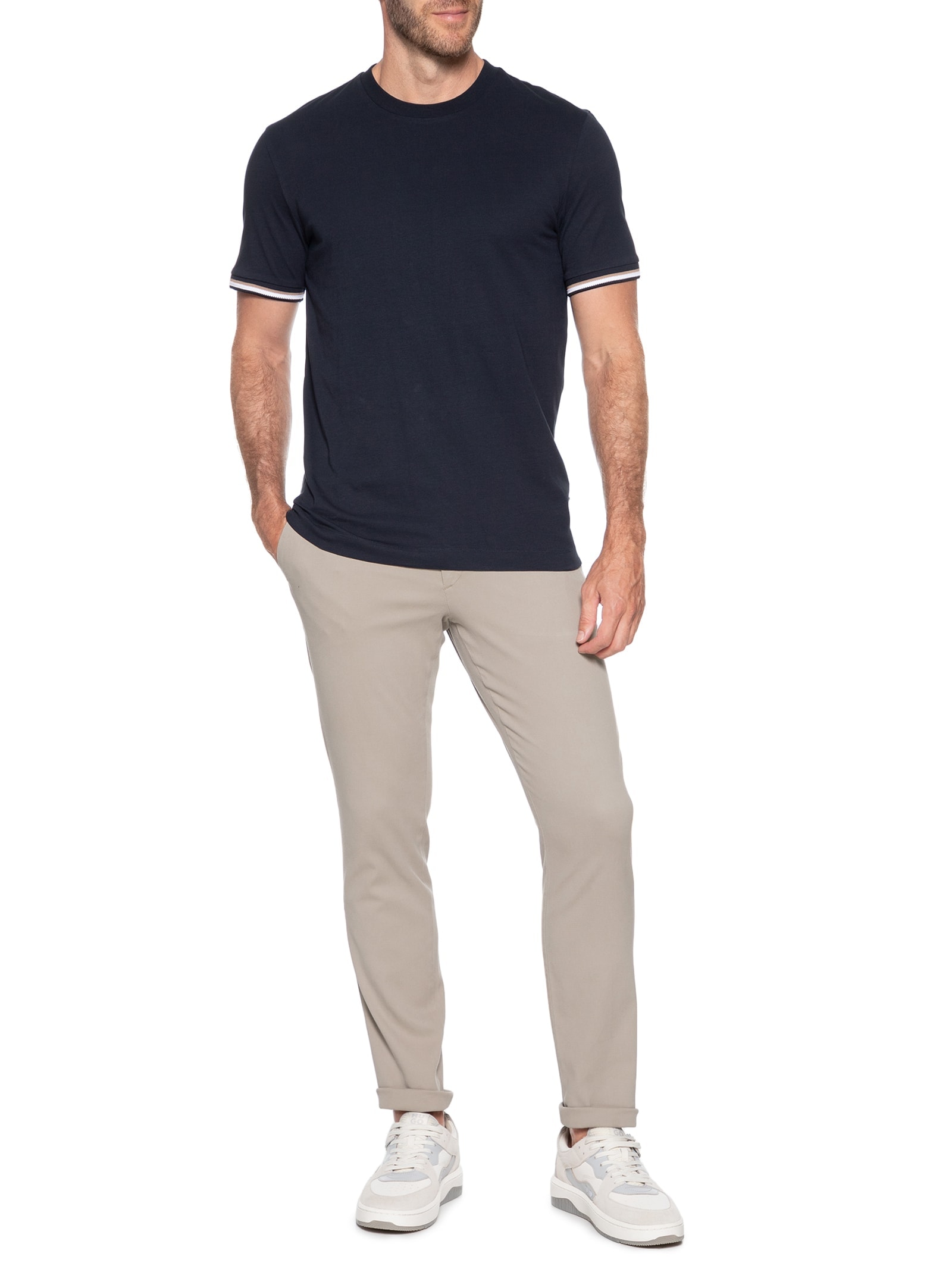 Calça Masculina Kaito Bege Boss