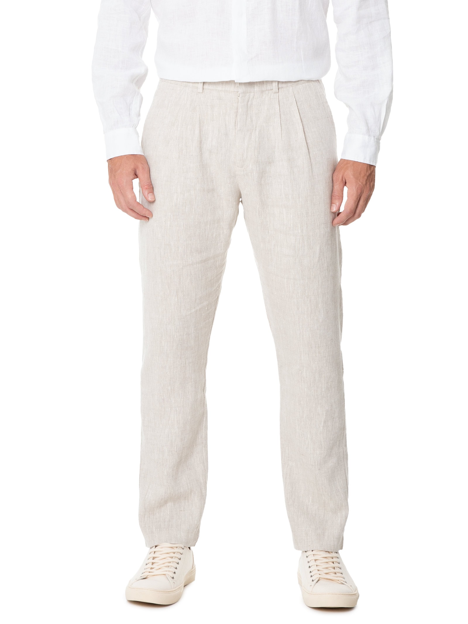 Calça Masculina Linho – Bege Handred