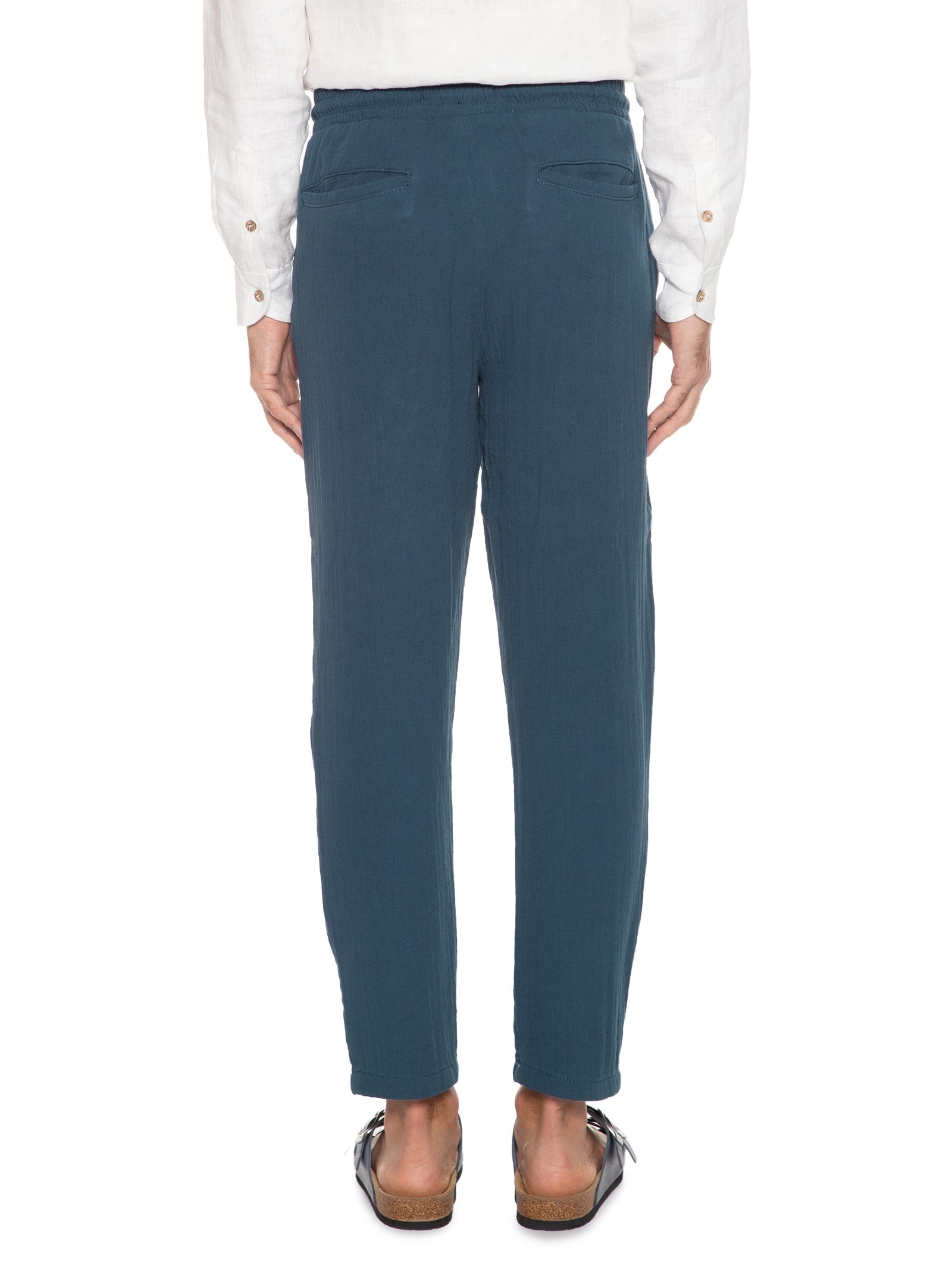 Calça Masculina Lisa Azul Hering