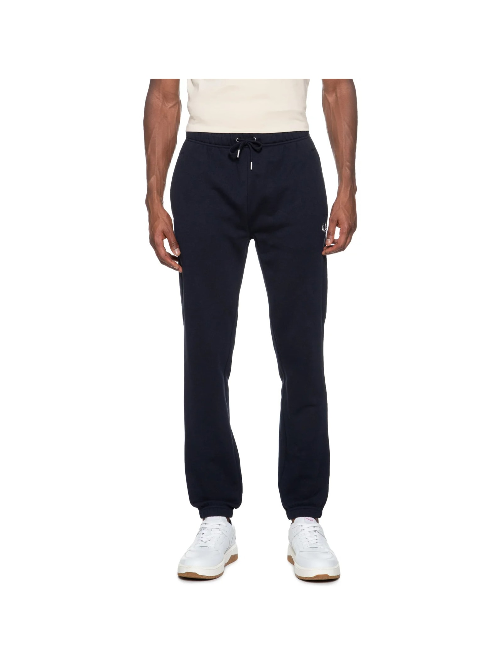 Calça Masculina Loopback Azul Fred Perry