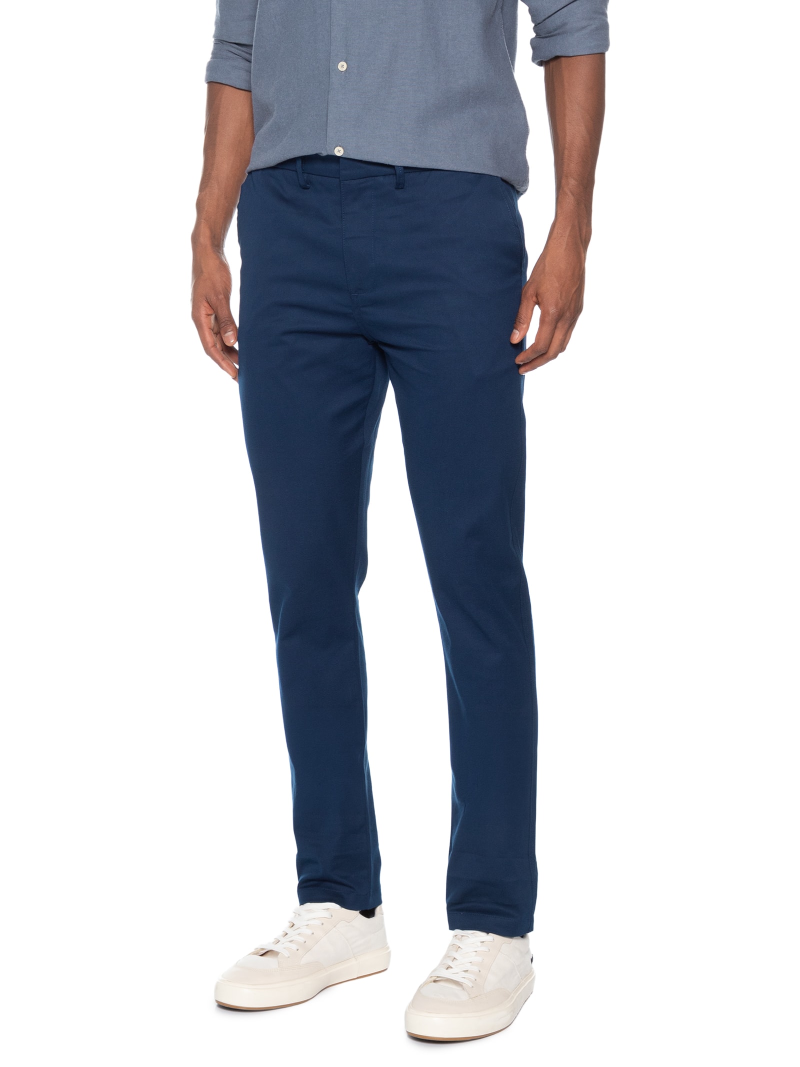 Calça Masculina Manhattan Moovex Algodão Azul Pineapple
