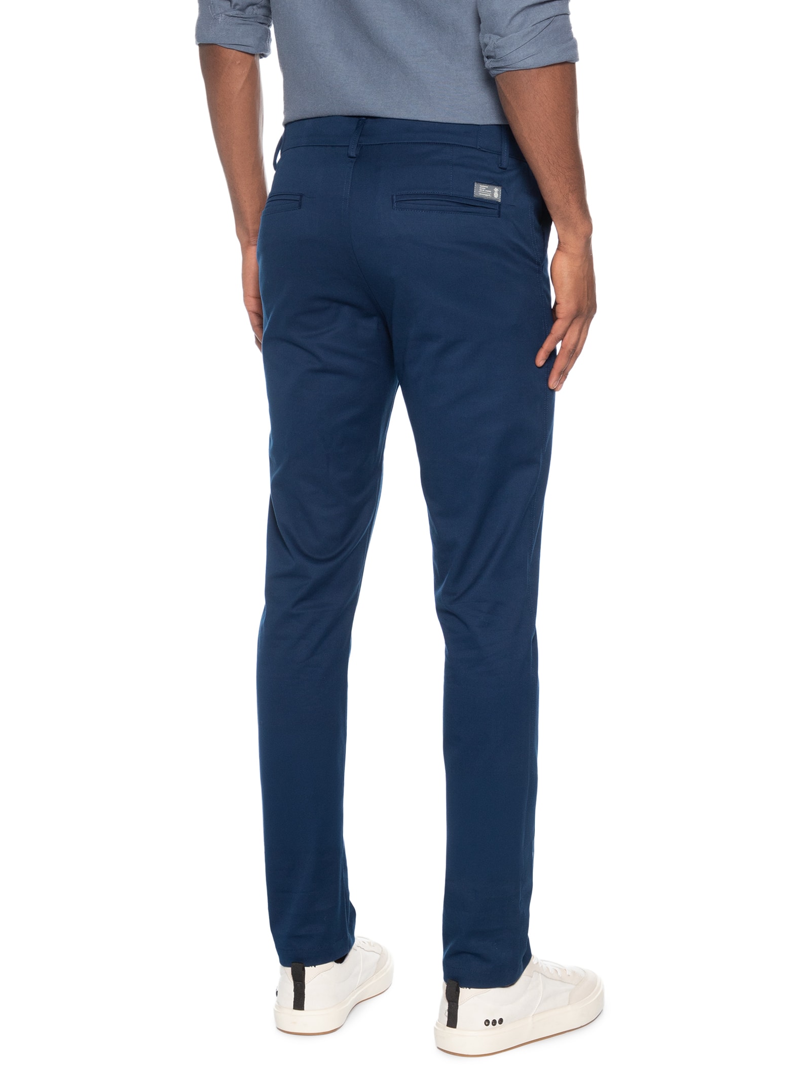Calça Masculina Manhattan Moovex Algodão Azul Pineapple