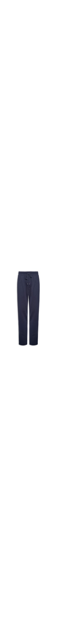 Calça Masculina Moletinho Reta Com Elástico Na Cintura - Azul