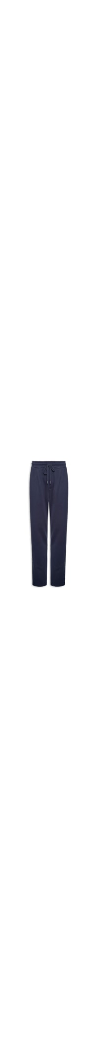 Calça Masculina Moletinho Reta Com Elástico Na Cintura - Azul