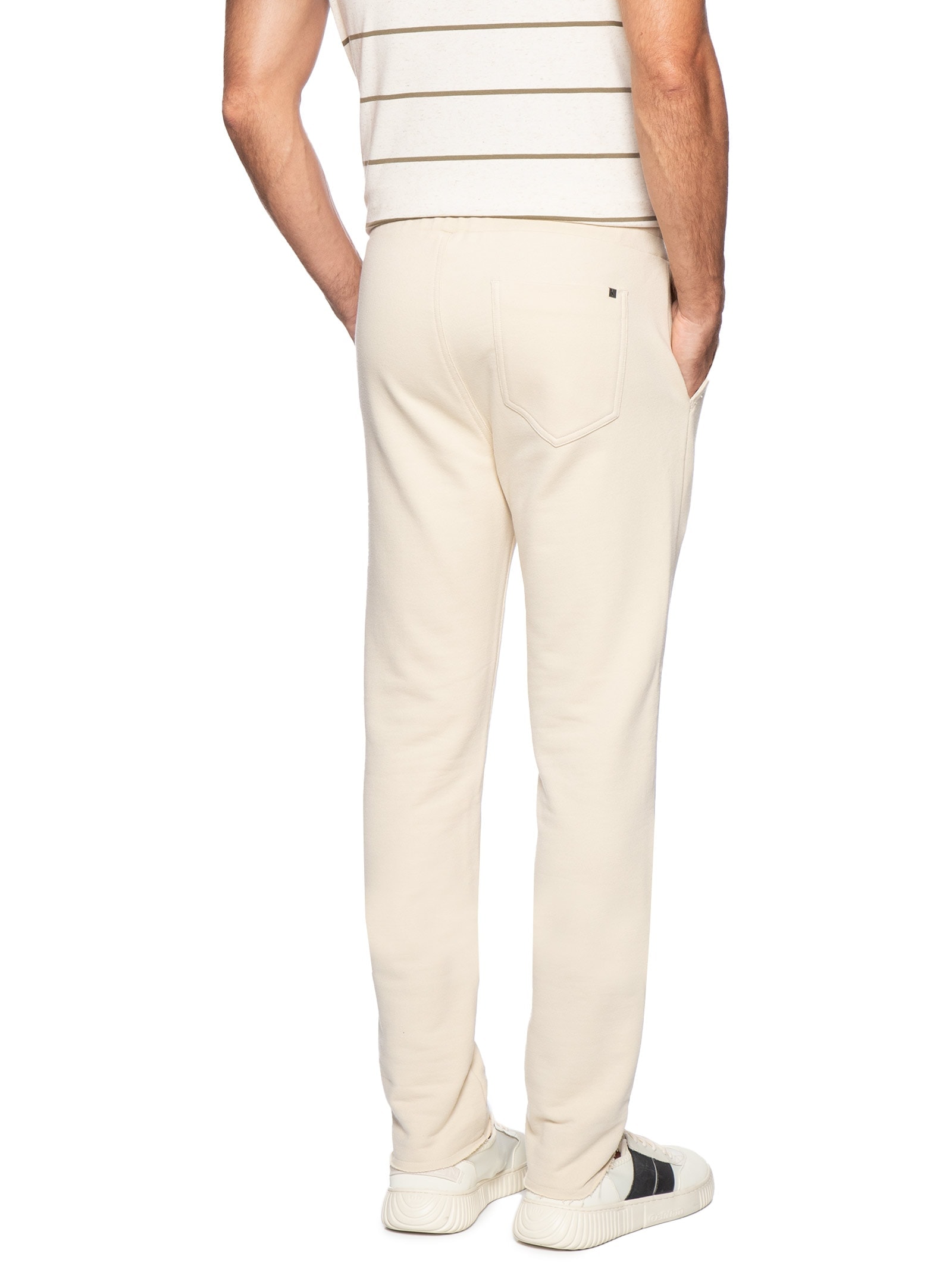 Calça Masculina Moletom Básico New Bege Reserva