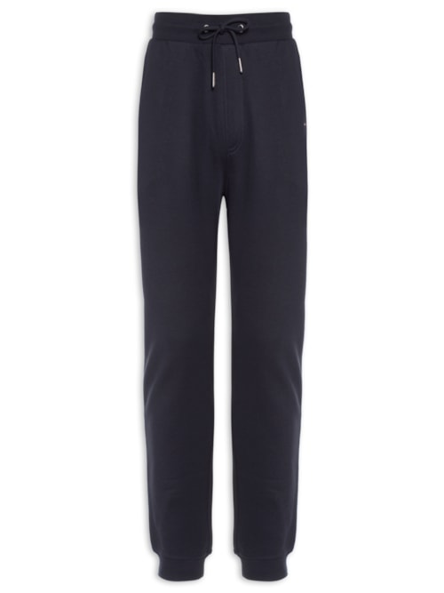 Calça Masculina Moletom Clássica Flag Logo – Azul