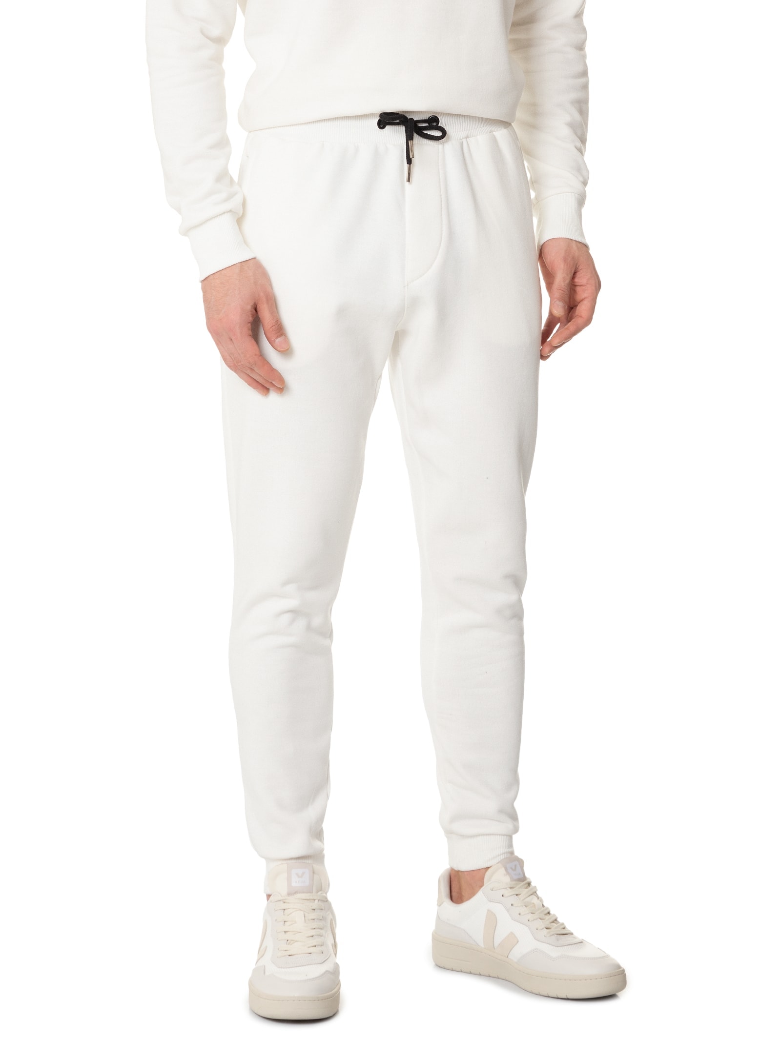 Calça Masculina Moletom Com Bolso Traseiro Off White  Basiq Men