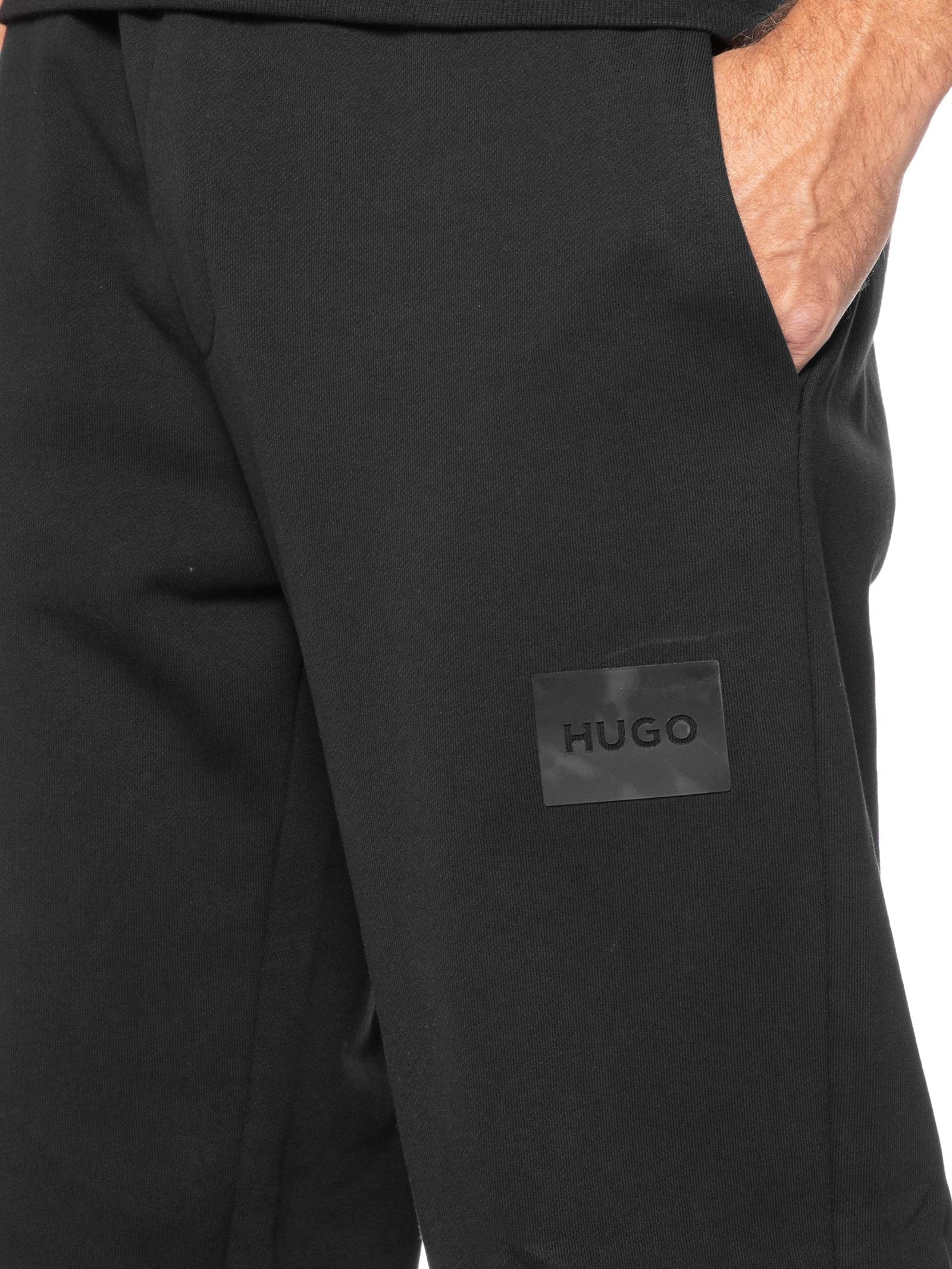 Calça Masculina Moletom Daylony Preto Hugo