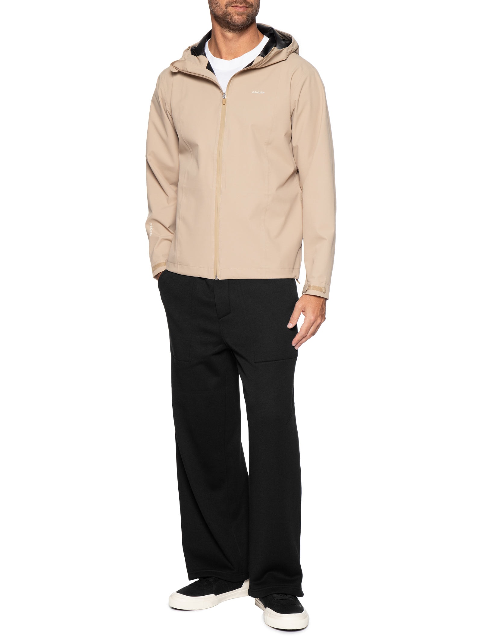 Calça Masculina Moletom Double Preto Osklen