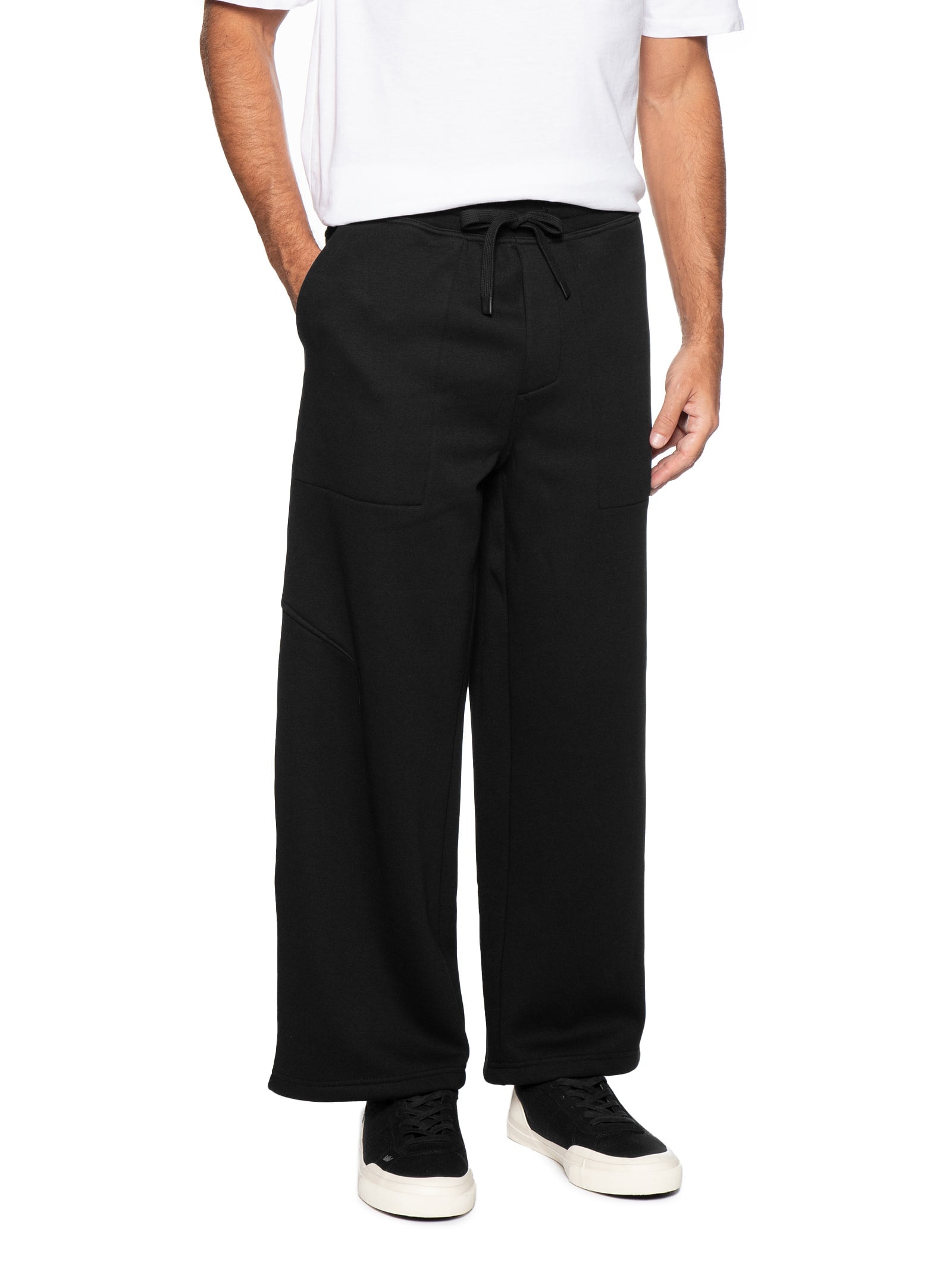 Calça Masculina Moletom Double Preto Osklen