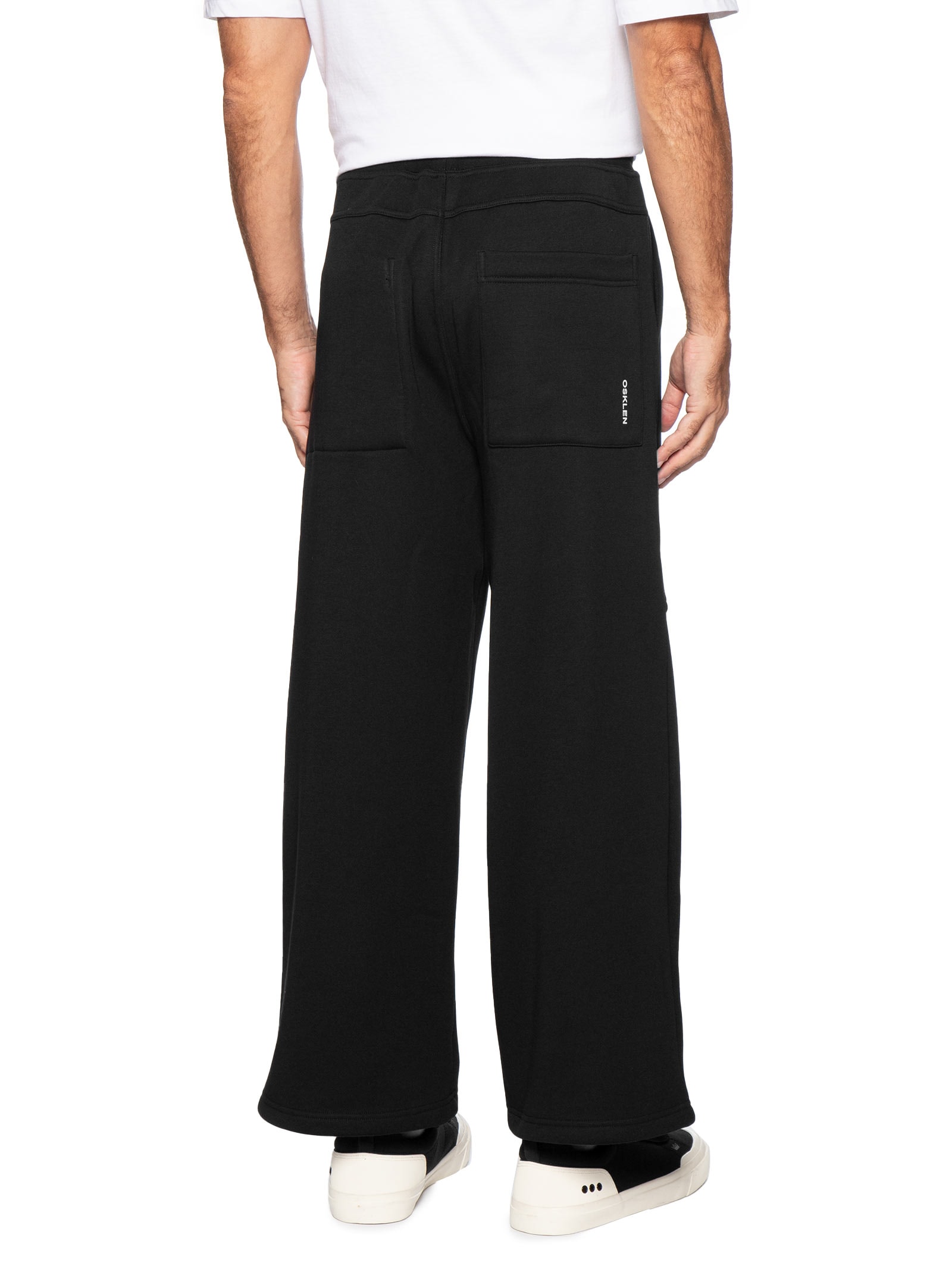 Calça Masculina Moletom Double Preto Osklen