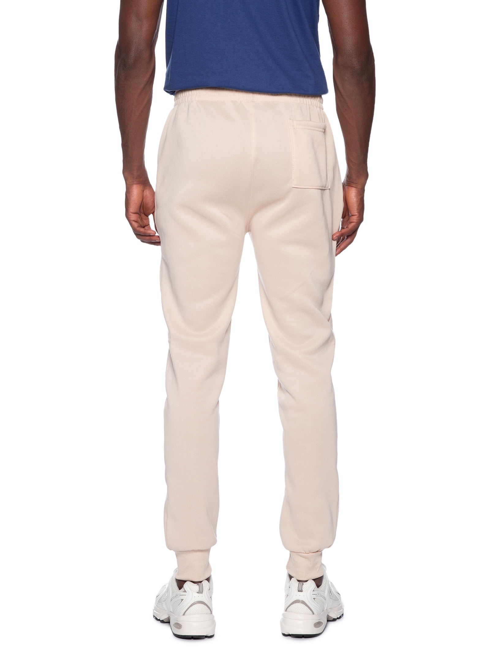 Calça Masculina Moletom Jogger Bege Basiq Men