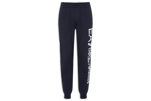 Calça Masculina Moletom Logo - Azul