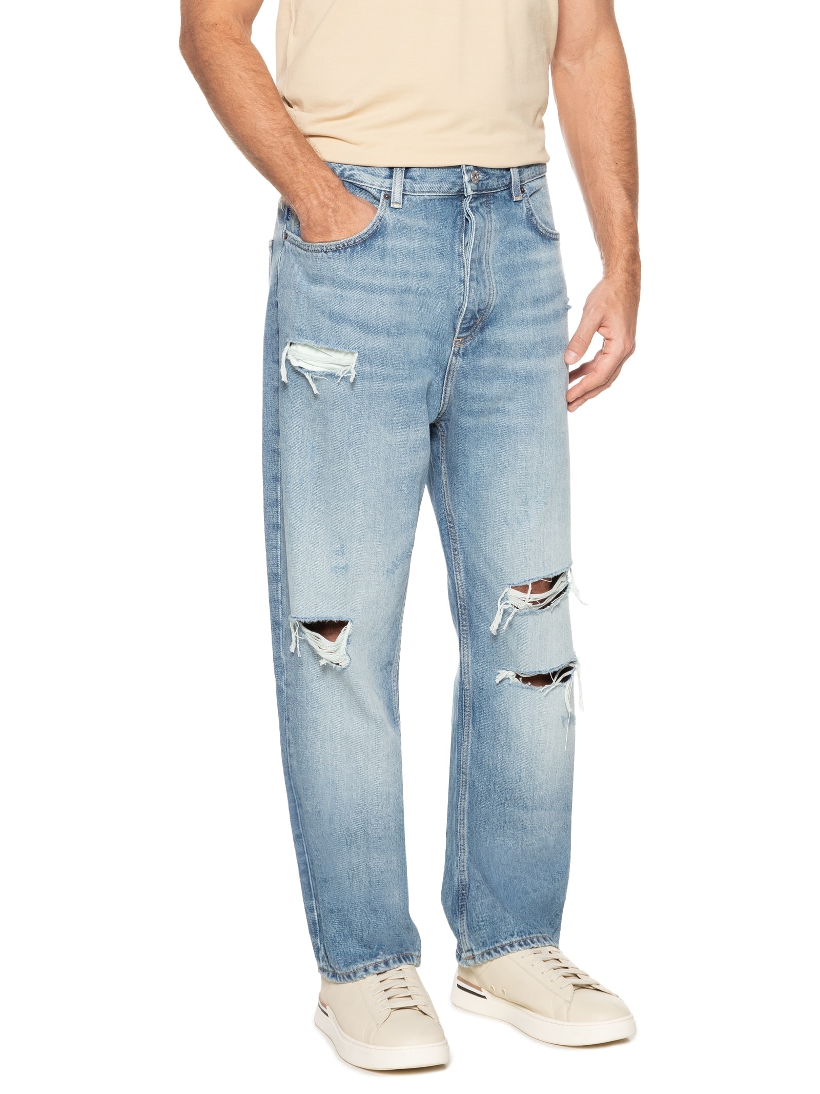 Calça Masculina Nate Azul Hugo