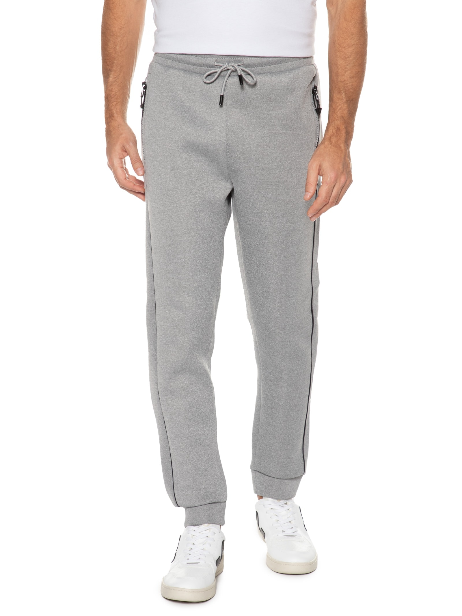 Calça Masculina Neoprene Cinza Basiq Men