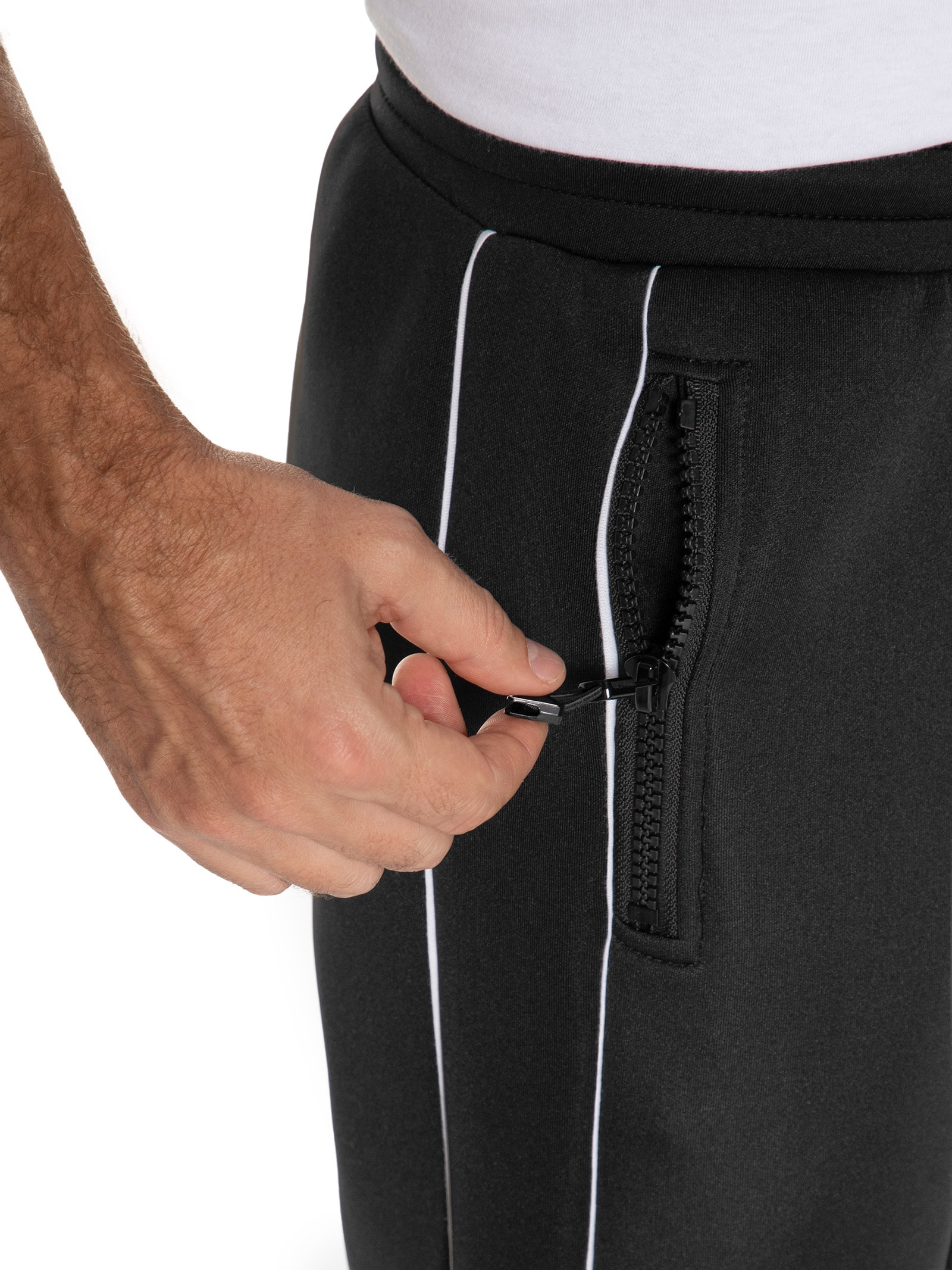 Calça Masculina Neoprene Preto Basiq Men