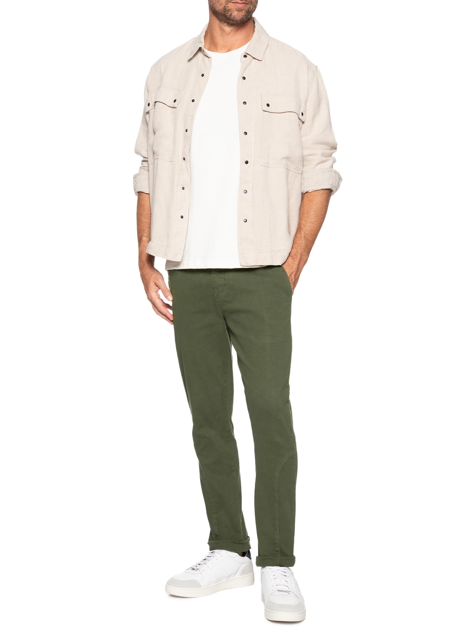 Calça Masculina Night Collection Verde Osklen