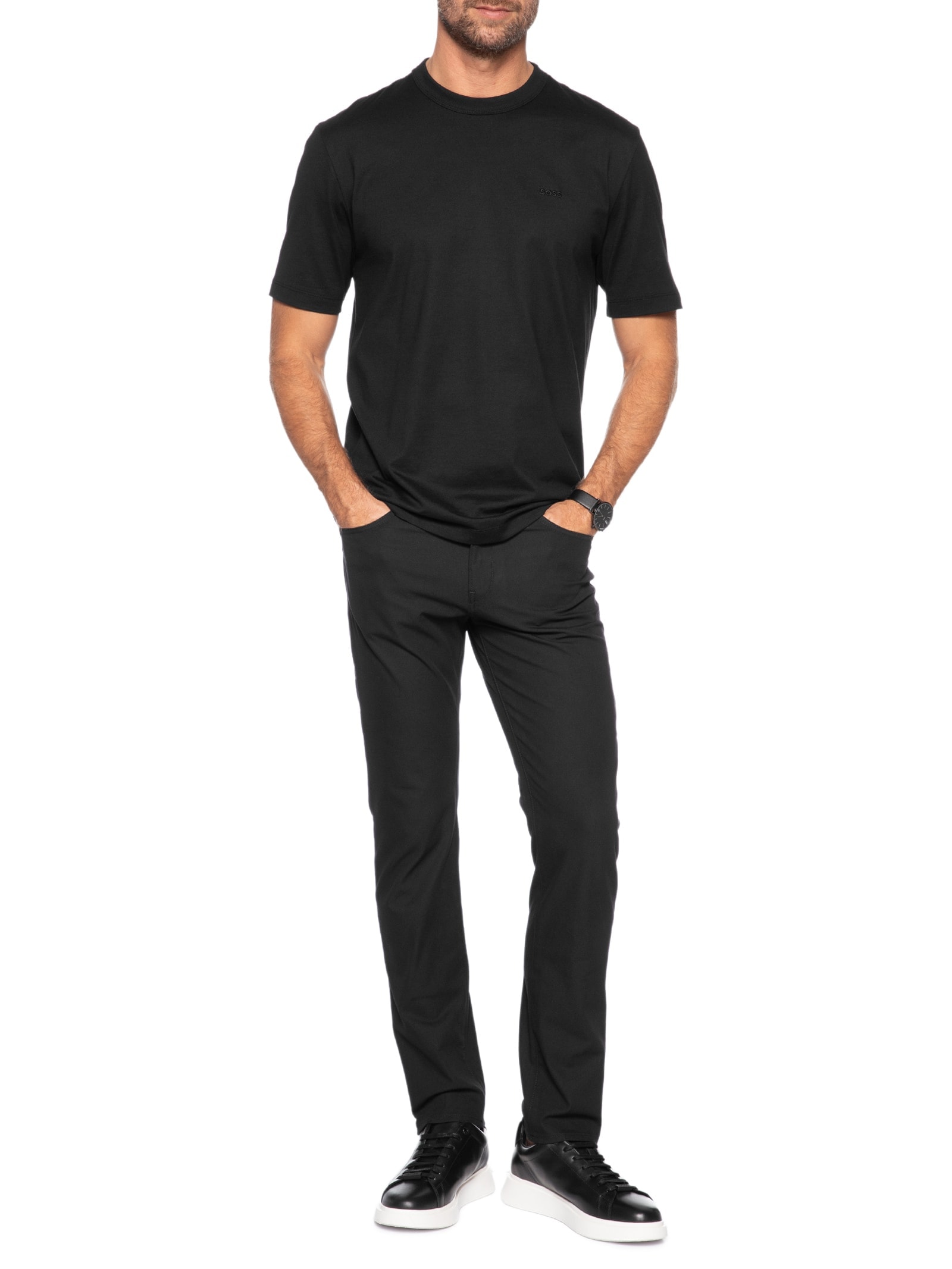 Calça Masculina P-Delaware5 Preto Boss