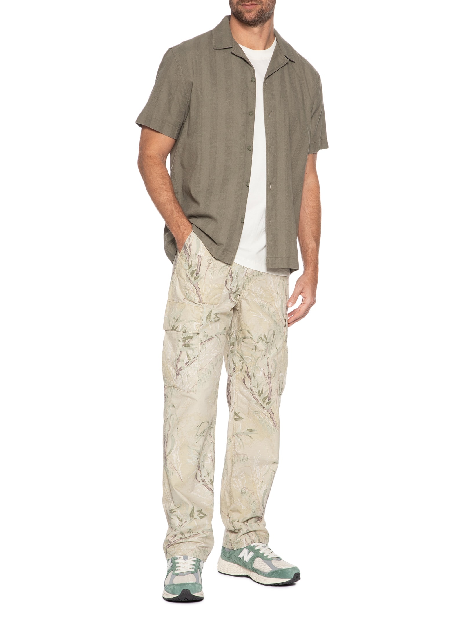 Calça Masculina Parachute Cargo II Bege Levi's