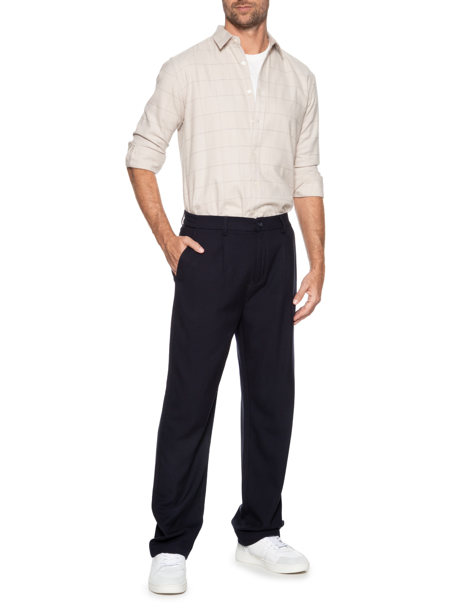 Calça Masculina Paris Azul Foxton