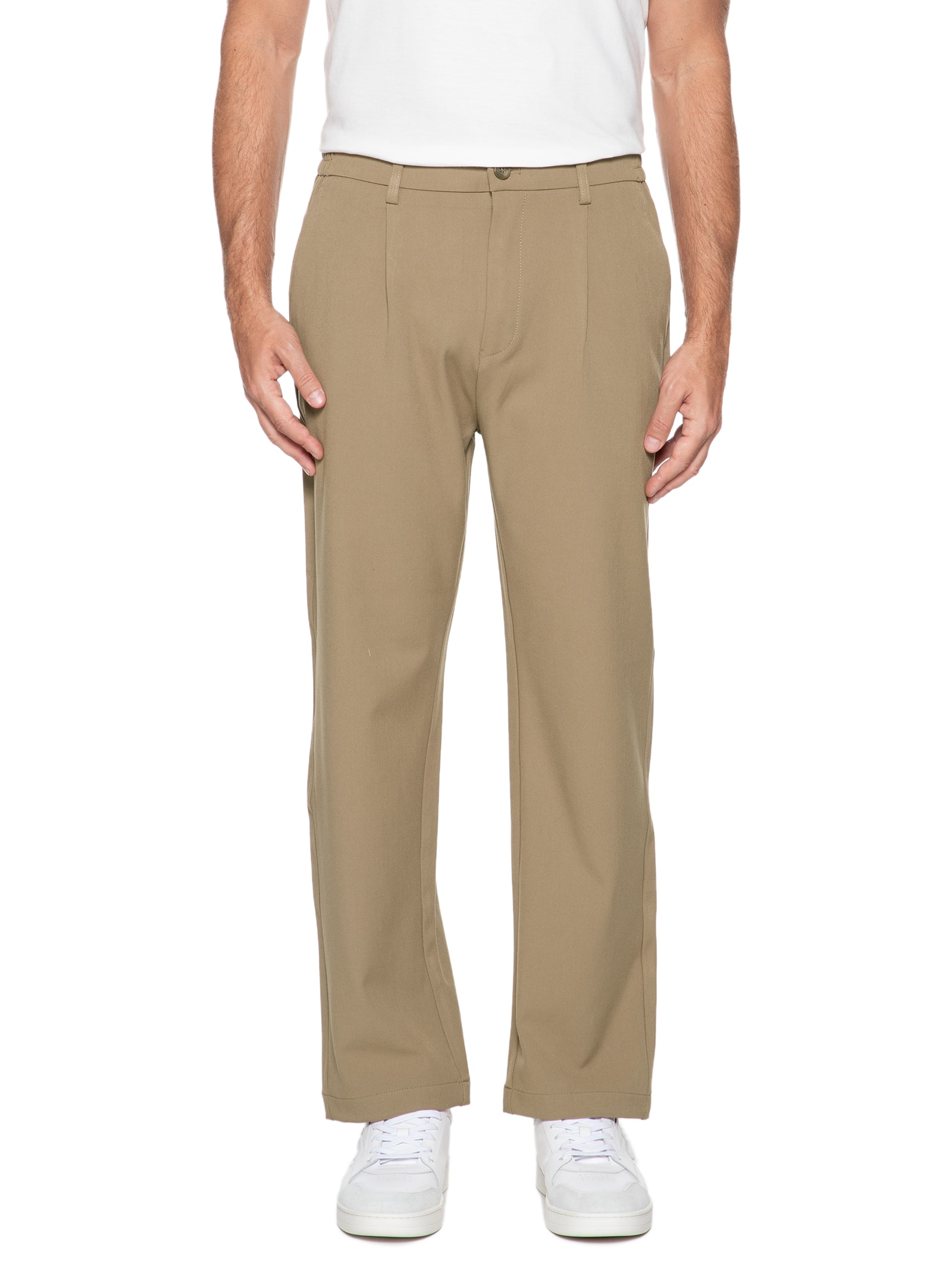 Calça Masculina Paris Bege Foxton