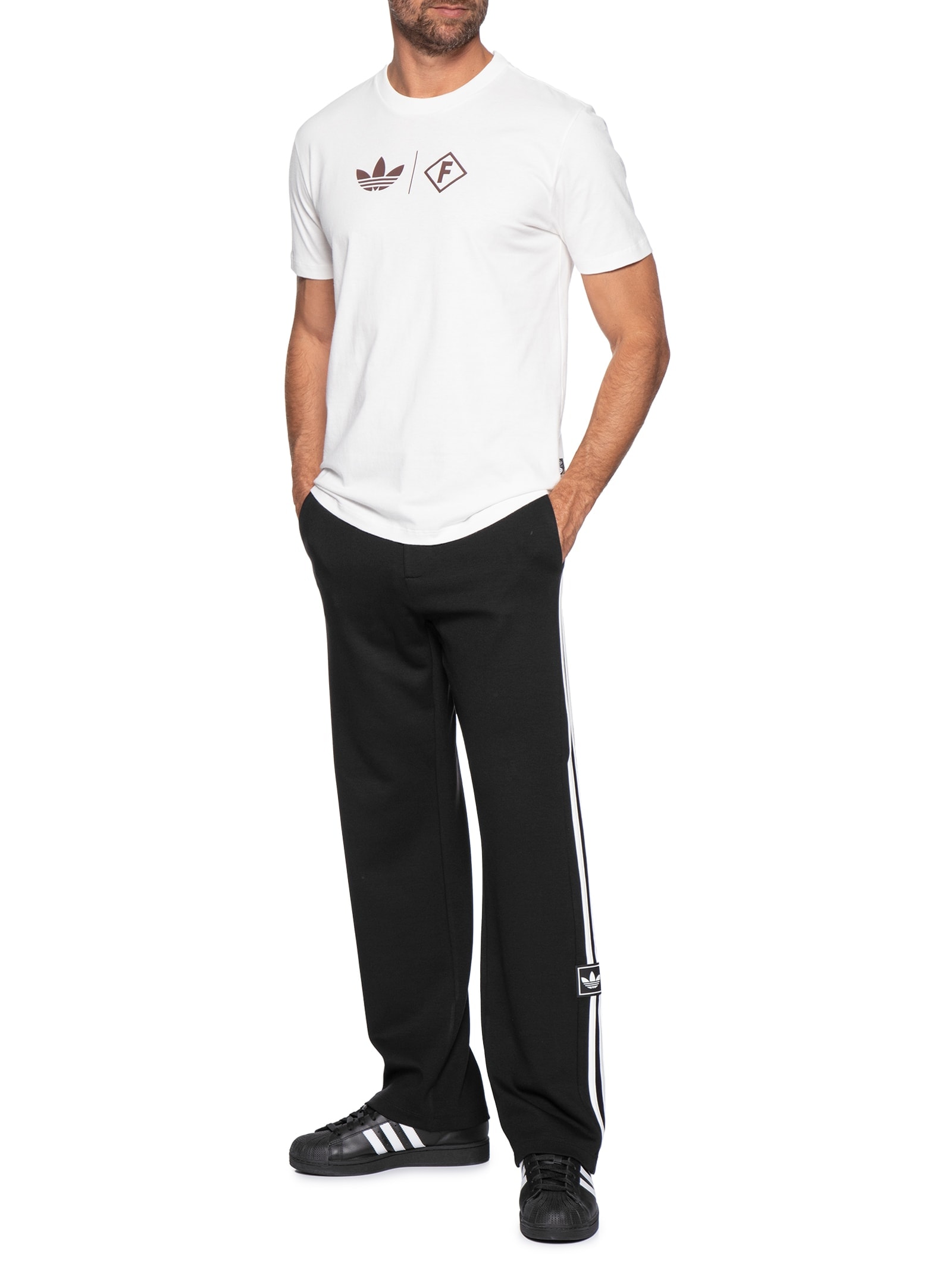 Calça Masculina Preto Forum + Adidas