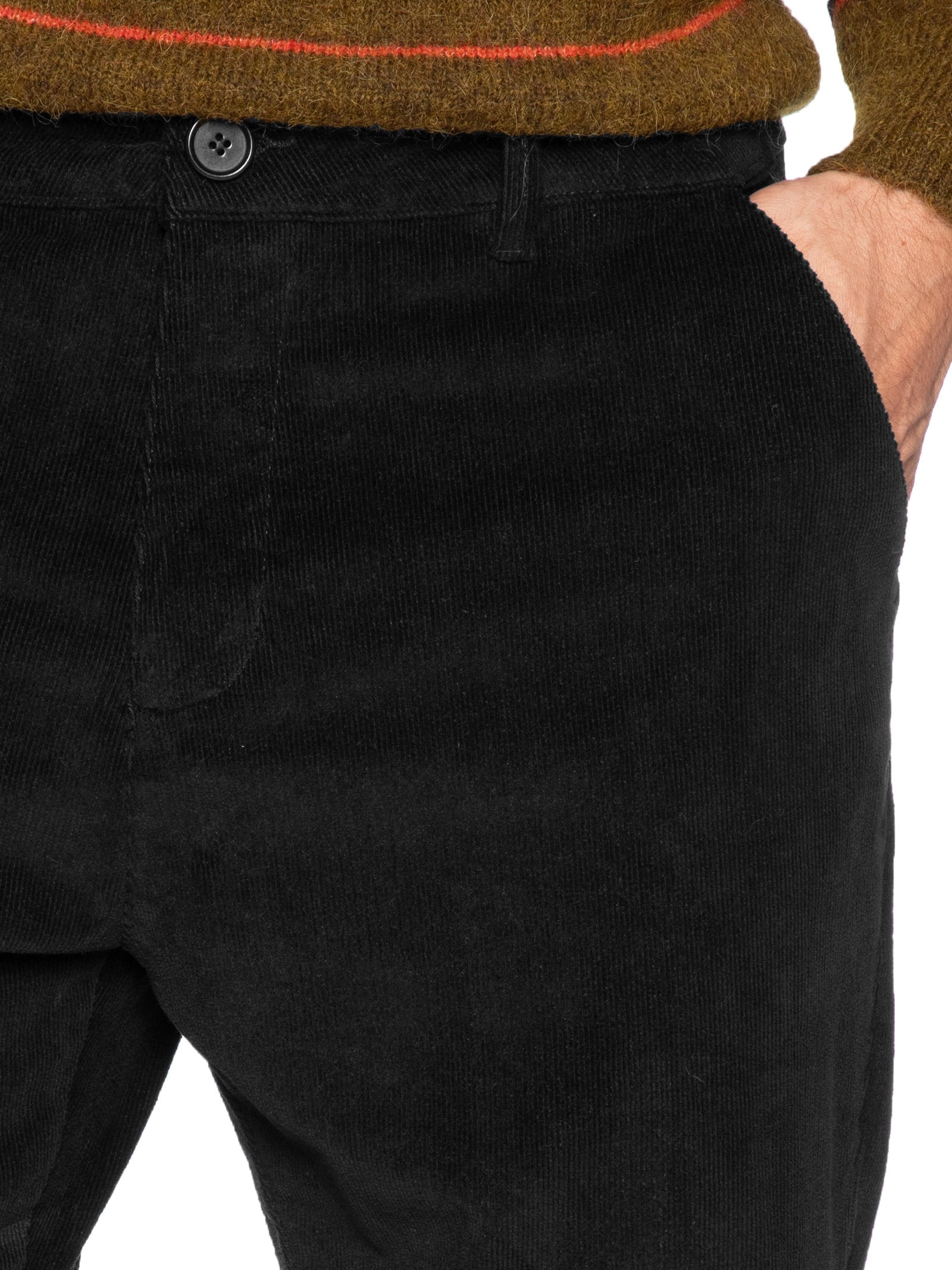 Calça Masculina Reta Alfaiataria Slim Velvet Preto Osklen