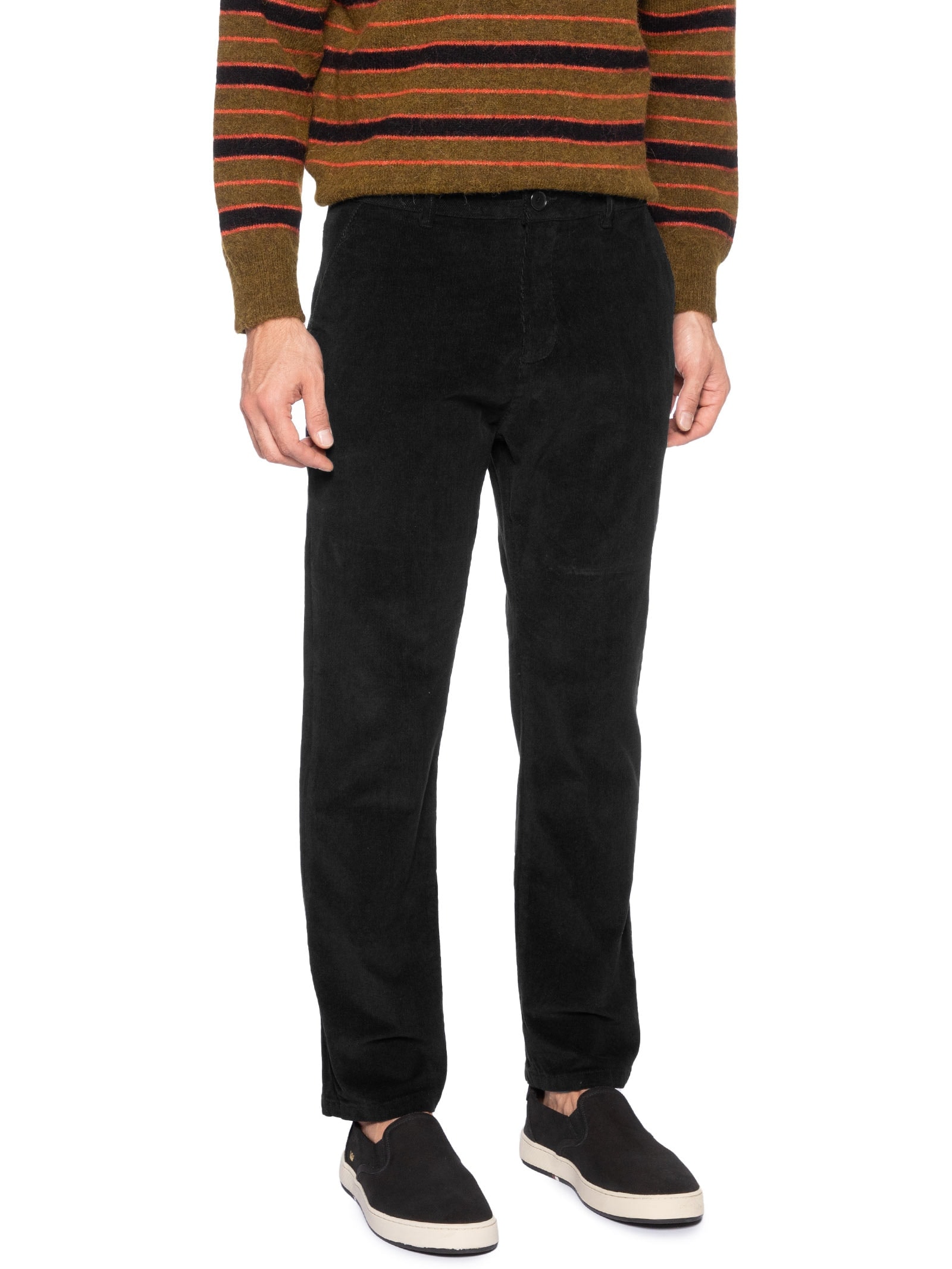Calça Masculina Reta Alfaiataria Slim Velvet Preto Osklen