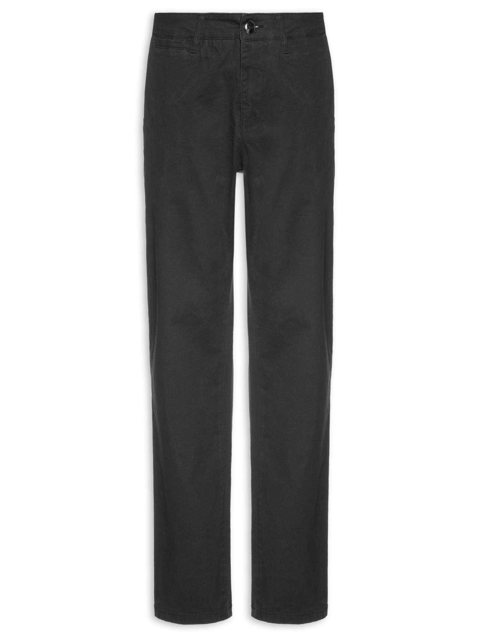 Calça Masculina Reta Chino Preto '2 Essential