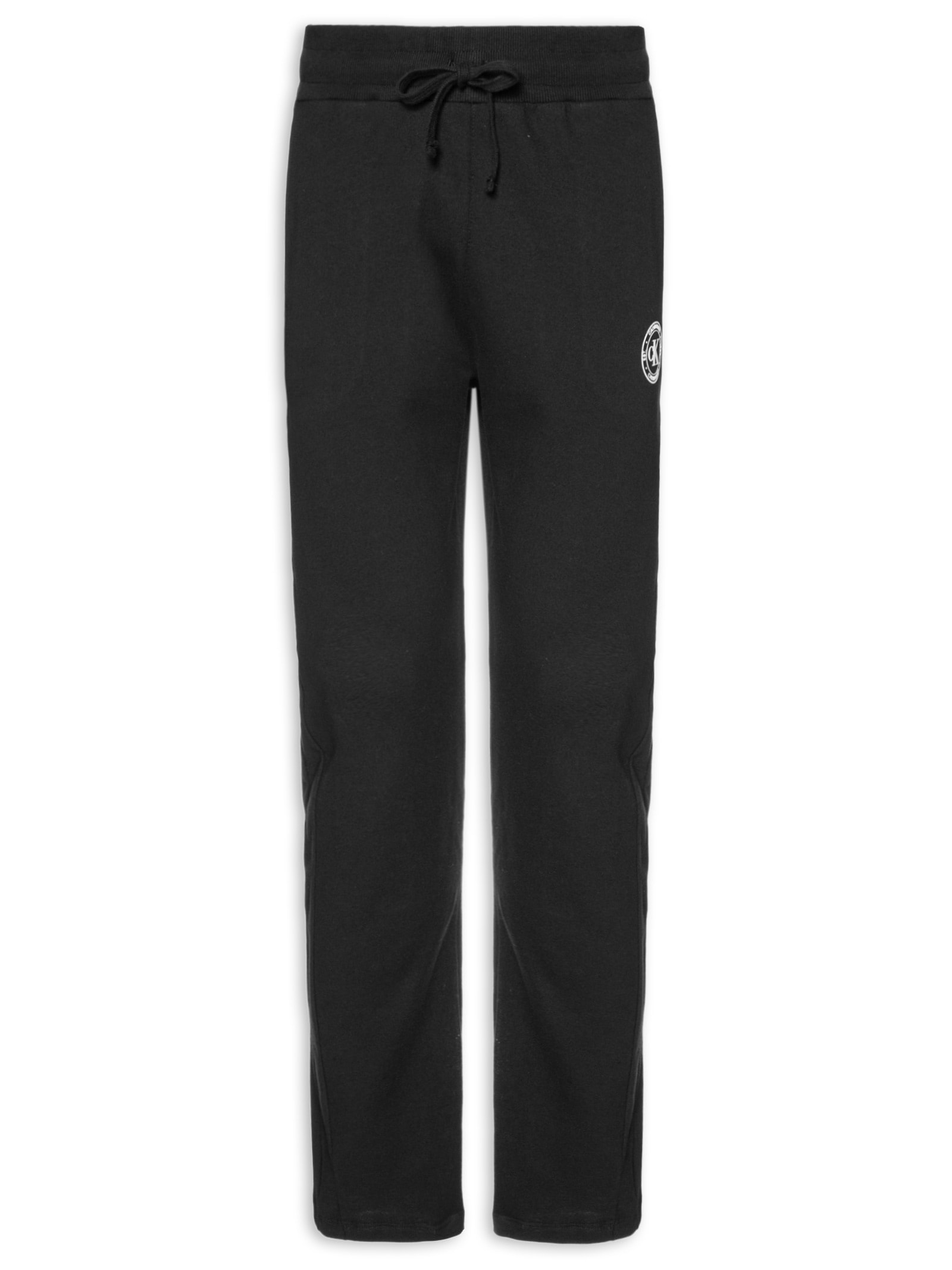 Calça Masculina Reta Com Bolsos Moletinho  – Preto Calvin Klein Underwear