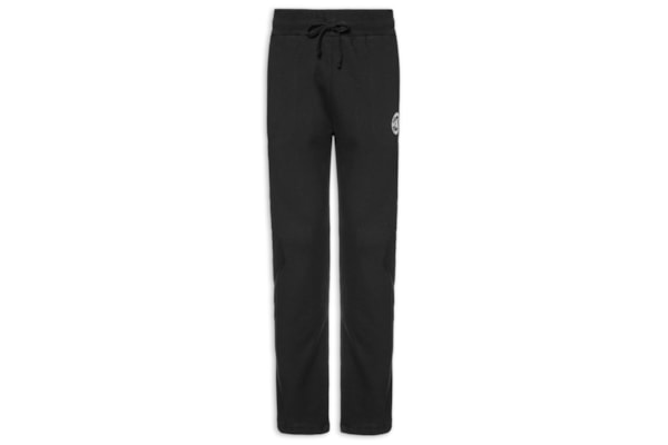 Calça Masculina Reta Com Bolsos Moletinho  – Preto