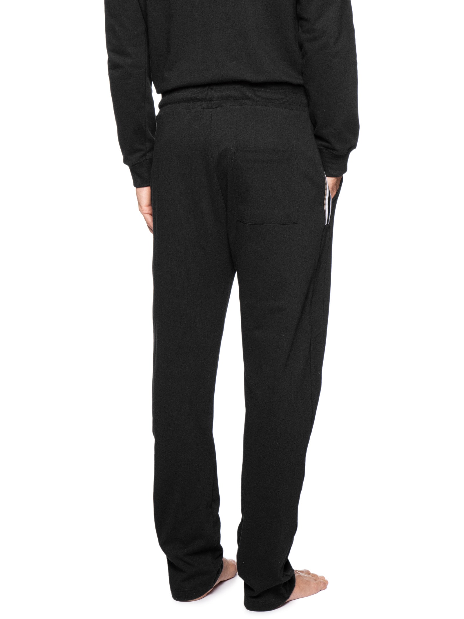 Calça Masculina Reta Com Bolsos Moletinho  – Preto Calvin Klein Underwear