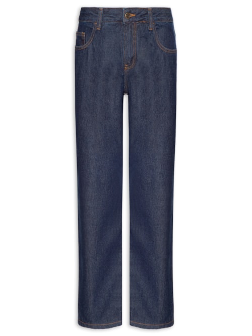 Calça Masculina Reta Denim Pure Classic – Azul
