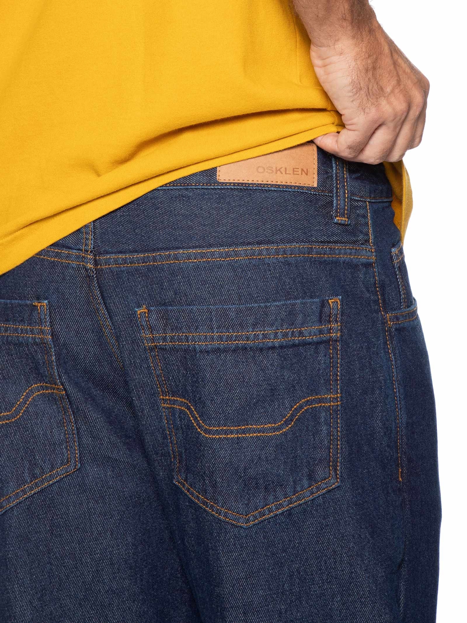 Calça Masculina Reta Denim Pure Classic Azul Osklen