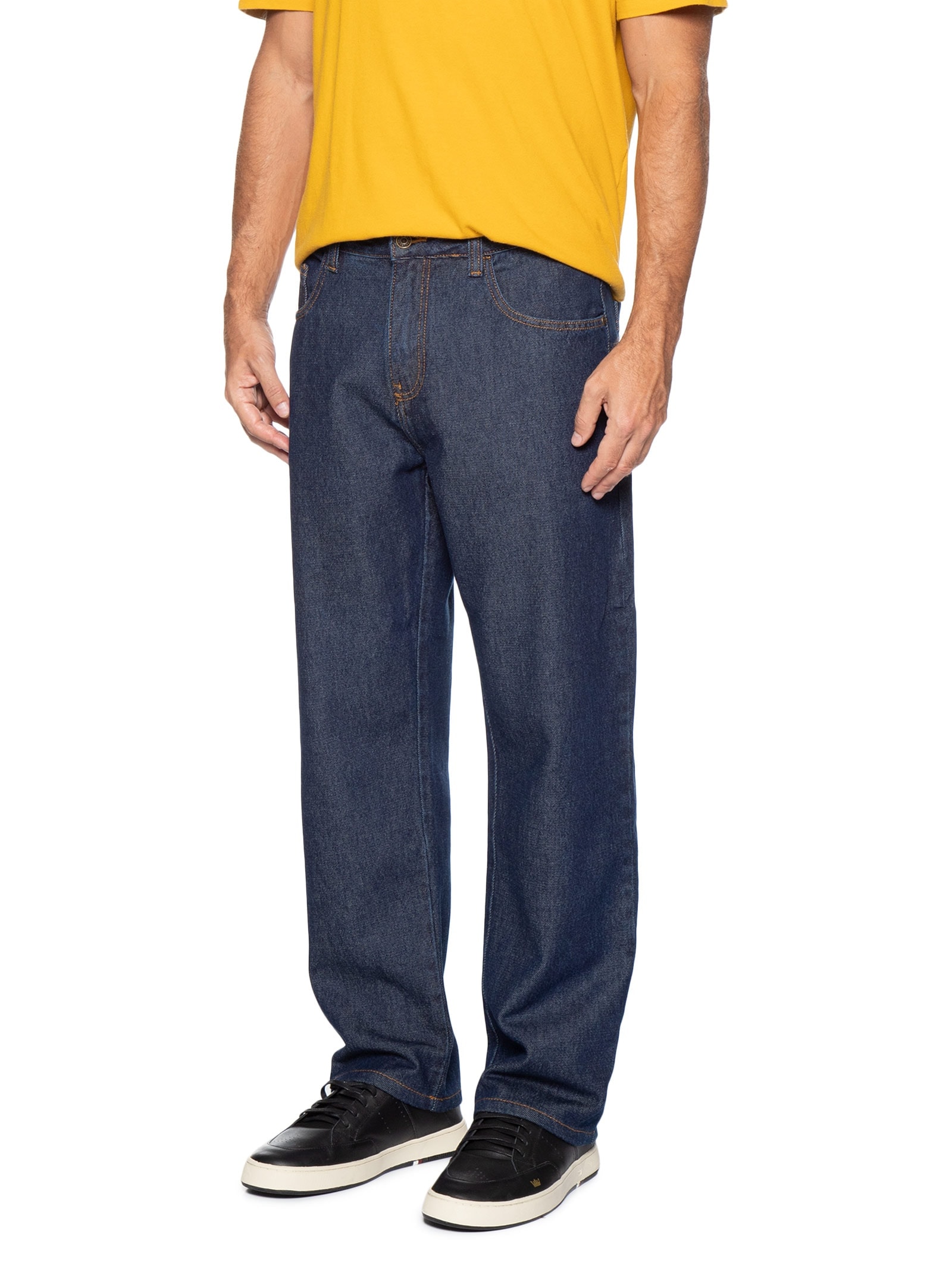 Calça Masculina Reta Denim Pure Classic Azul Osklen