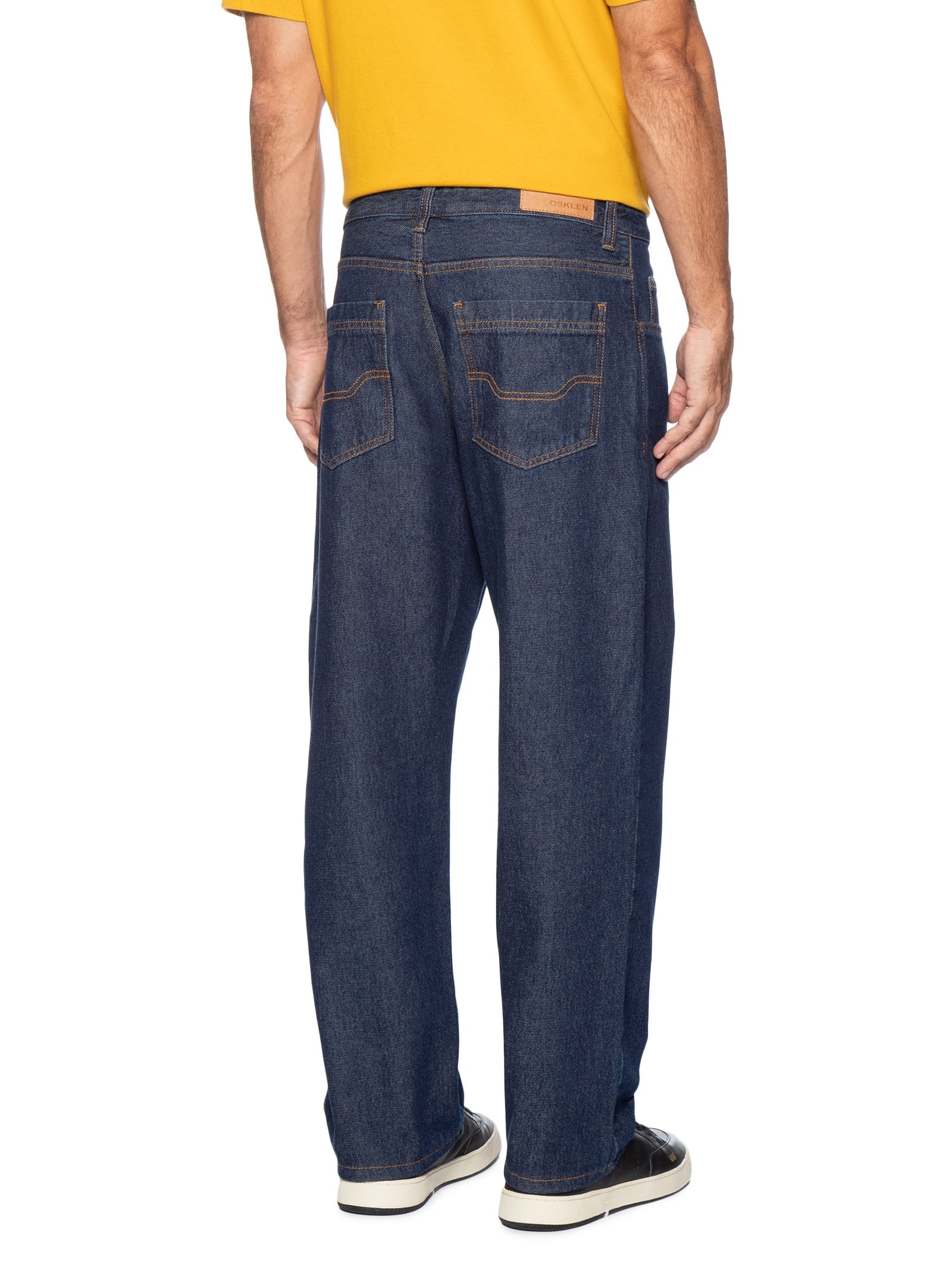 Calça Masculina Reta Denim Pure Classic Azul Osklen
