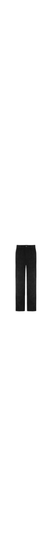 Calça Masculina Reta Em Cotelê - Preto